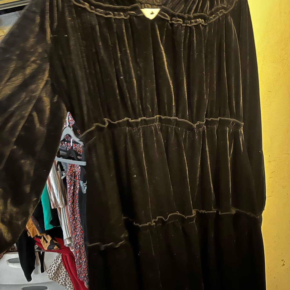 Eloquii Black Velvet Dress